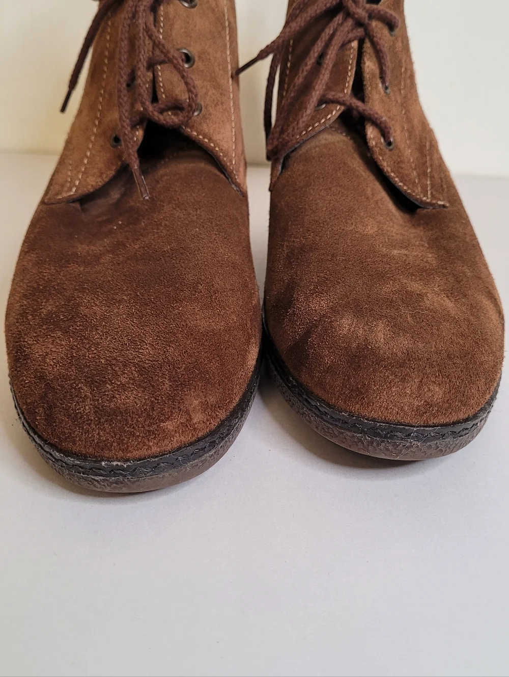 The FLEXX Brown Suede Wedges Size 9.5